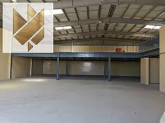 Warehouse for Rent Al Sajaa, Sharjah electricity (44 kW) Total Area 10,000 sq ft Mezzanine Floor Inc