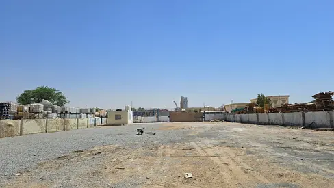 22000 Sqft Open Land 3 Phase Power(25Kv) Offcie Boundary Wall In Al Sajaa Sharjah