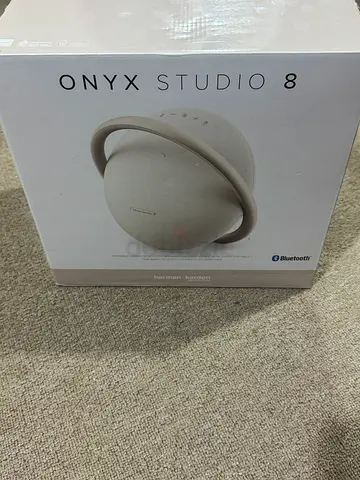 Harman Kardon Onyx Studio 8 Portable Stereo Bluetooth Speaker - Champagne - Audio Video
