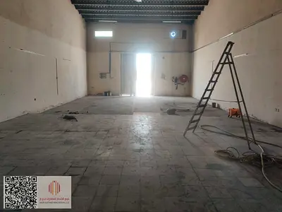 Here is the English translation in a professional property-listing style: **Annual Shed for Rent – Al Jurf Industrial 3, Ajman** A great opportunity