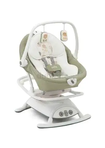Joie Electric Baby Swing/Rocker - Green/White, Good Condition