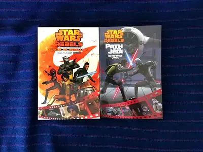 2 STAR WARS REBELS CINESTORY COMIC BOOKS
