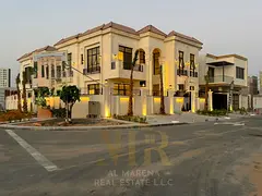 Luxury villa in one of Ajman's most prestigious areas, featuring a private pool, electricity, water,