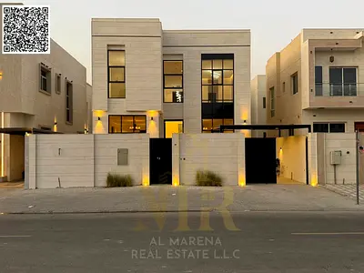🏡🔥 فيلا فاخرة للبيع في الحليو 2 – عجمان | طابقين وروف | حوش واسع 🔥🏡
