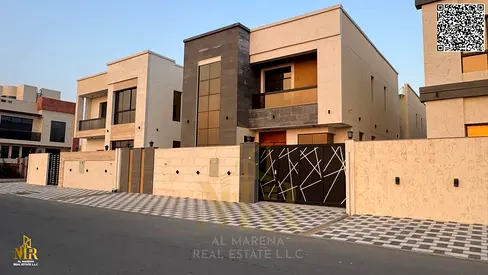 Villa in Al Yasmeen Opposite the Mall | 3,014 Sq.Ft. | Two Floors | 5 Master Bedrooms | Central AC | Prime Location | Registration & Ownership Fees In