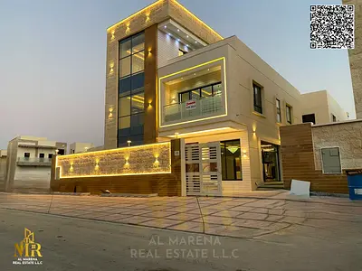 _ فرصه رائعه_ للتملك الحر_ للبيع باعجمان وتملك حرجميع الجنسيات فيلا فاخرة بالزاهية مع مسبح طابقان وروف قابل للتفاوض شامل رسوم تسجيل وتمليك _6 غرف