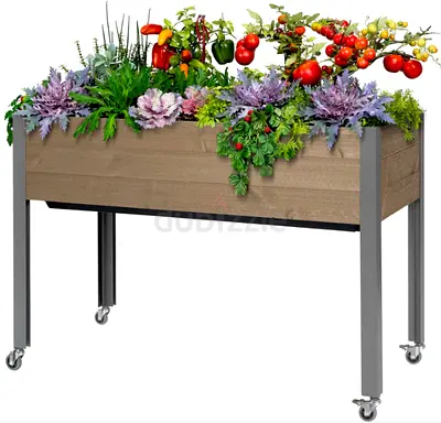Self-Watering Elevated Spruce Planter