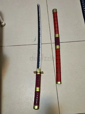 Decorative Samurai Sword with Red Saya (Katana-style) - Display Piece