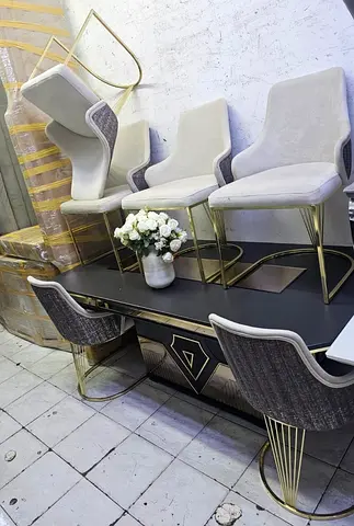 Luxury design Dinning Table with 6 chairs for sale
