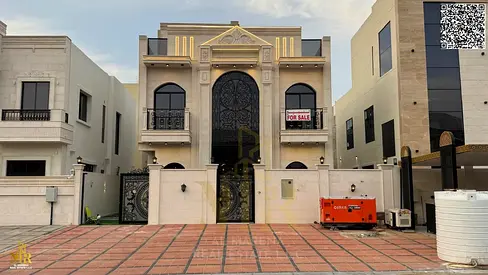 فيلا كلاسيكية بالحليو 2 على الشارع العام | طابقان وروف | 6 غرف نوم ماستر | موقع مميز | السعر شامل رسوم التسجيل والتمليك
