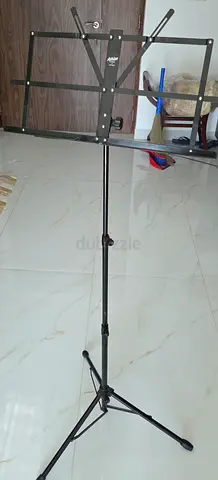 Adjustable Foldable Music Stand - Lightweight Metal