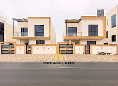 Modern villa with 5 master bedrooms, including registration and ownership fees, in Al-Haliou Center 