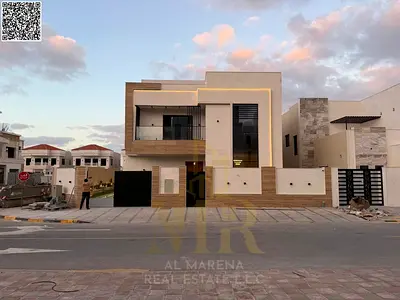 فيلا بسعر شامل رسوم التسجيل والتمليك على الشارع الرئيسي جاهزة للسكن في أرقي مناطق عجمان تملك حر لجميع الجنسيات..