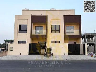 Modern villa for sale in Al Helio 2 | 4 master bedrooms | 2 floors + roof | Includes registration and ownership fees | Prime location | Only AED 1,250