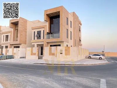 لقطة الباهية | فيلا فاخرة 5 غرف ماستر G+2 | شارع رئيسي وقريبة من المسجد | شامل الرسوم والكهرباء والمياه والمكيفات | 2.1 مليون