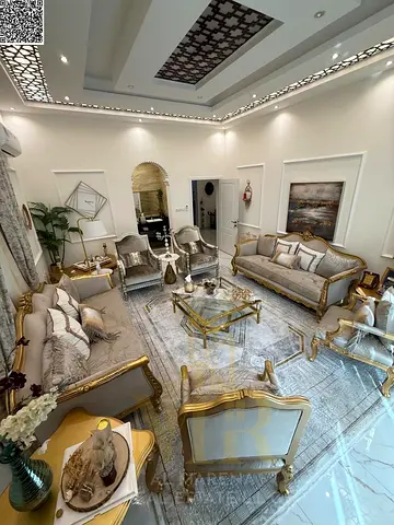 🏡 Luxury villa for sale in Al Zahia – Ajman | 3,600 sq ft | 5 master bedrooms | Includes electricity, water, and air conditioning | High-end finishes