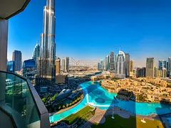 Burj &amp; Fountain View | High Floor |Near Dubai Mall
