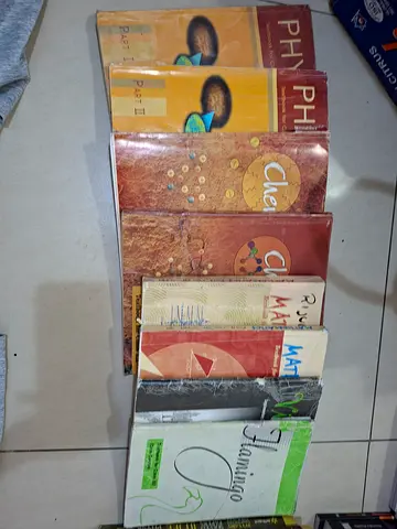 NCERT CLASS 12TH Textbooks for PHYSICS, CHEMISTRY, MATHS, ENGLISH