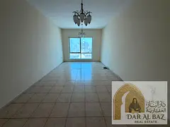 Two-bedroom apartment for annual rent in Al Taawun, Sharjah | Free AC | Gym and swimming pool | Balc