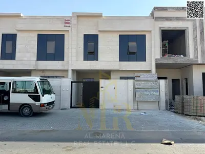 Luxury villa for sale in Al Helio 2. Elegant design featuring 5 spacious bedrooms and ultra-luxurious finishes in a strategic location in Ajman 🏡✨