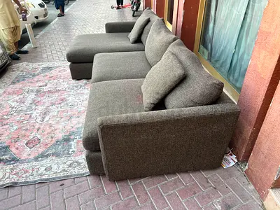 CrateBarrel Lounge Deep L shape sofa