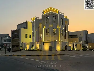 فيلا فاخرة كورنر للبيع في الزاهية مع مسبح خاص وتصميم عصري راقٍ بسعر شامل الرسوم