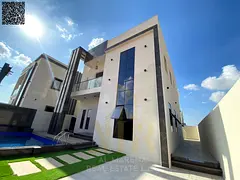 Al Bahia | Ajman, with a luxurious design, private pool and high-end finishes, ready to move in | in