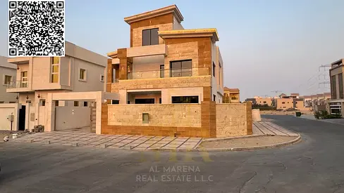 فيلا من المالك مباشر تشطيب شخصي ع شارع رئيسي قريب جميع الخدمات تملك حر لجميع الجنسيات وبدون دفعة مقدمة في أرقي مناطق عجمان