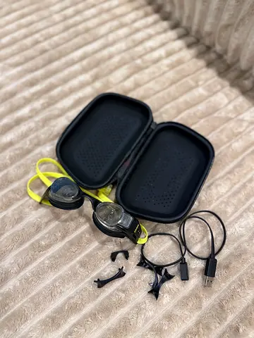 FORM Smart Swim Goggles — AR Display, with Case Accessories