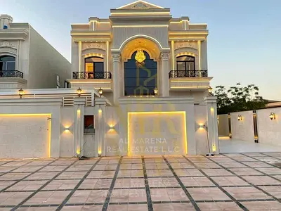 Classic Palace for Sale in Al Yasmin | 5 Master Bedrooms | Majlis and Living Room with Washrooms | Modern Kitchen | Large Courtyard with Seating Area