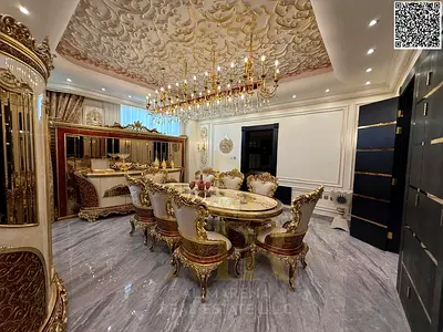 Villa for sale in Al Yasmin with a rooftop seating area, furnished, and includes electricity, water, and air conditioning.