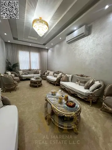 🏡✨ With electricity, water, and air conditioning, own your dream villa and invest in a sophisticated style in a luxurious villa in the heart of Al-Ha
