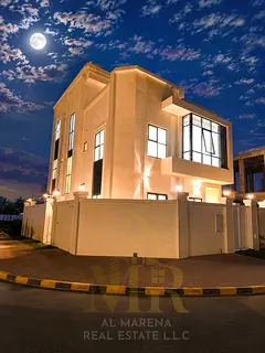 Luxury corner villa for sale in Al Zahia | 6 master bedrooms + roof terrace | Land area 2,150 ft² |