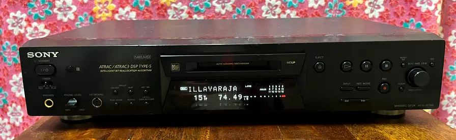 Sony Mini Disc player Mds-Je760