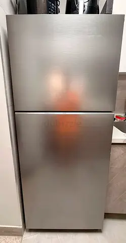 Silver Top-Freezer Refrigerator - Good Condition