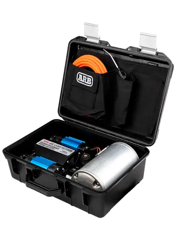 Arb twin compressor with the tank