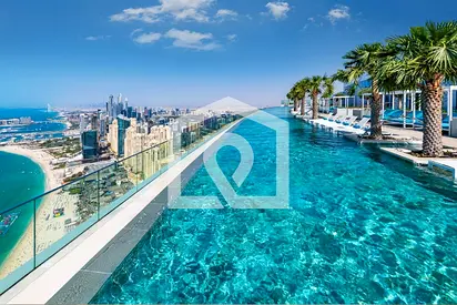 Sky-High 1BR | Sea & Marina Views | Infinity Pool