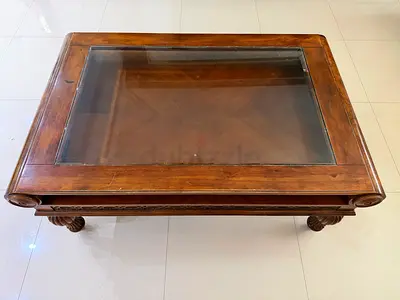 Wooden coffee table