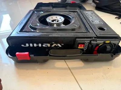 Portable JiHax Butane Gas Stove - Compact Single Burner with free GAS