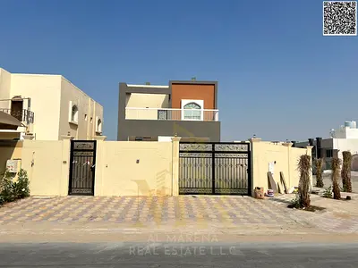 فيلا كورنر للبيع في المويهات 1 – مساحة 5000 قدم وتصميم عصري شامل الخدمات