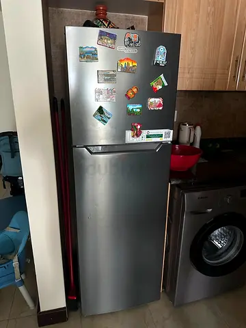 Super General Silver Top-Freezer Refrigerator - Good Working Condition