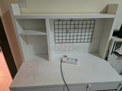 Ikea White wooden study desk