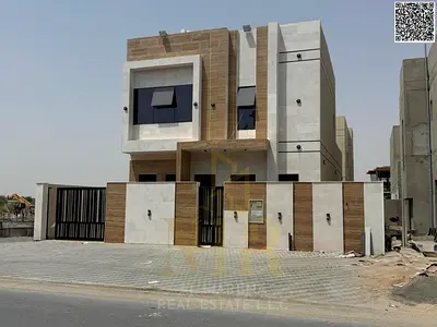 Luxury villa for sale in Al Helio 2. Elegant design featuring 4 spacious bedrooms and ultra-luxurious finishes in a strategic location in Ajman 🏡✨