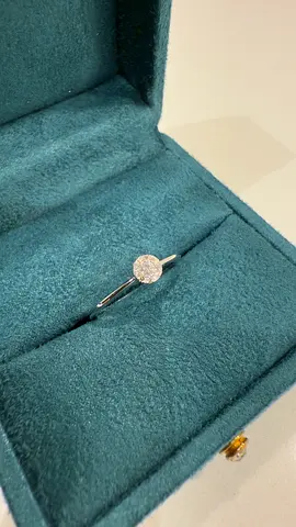 Brand New 18K White Gold Natural Diamond Ring