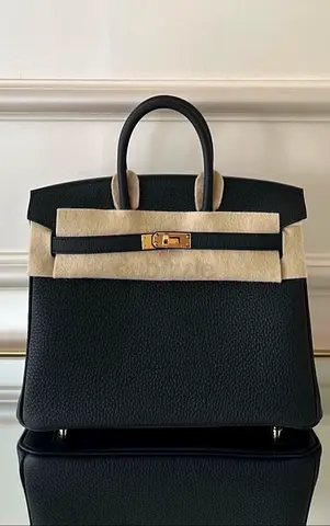New Hermes Birkin 25 black GHW