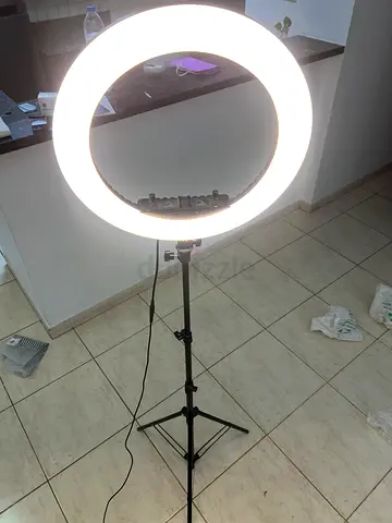 Ring Light with Adjustable Tripod Stand - 10/12 LED Studio Light (Used)