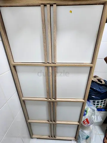 Well maintained wardrobe - light oak/white