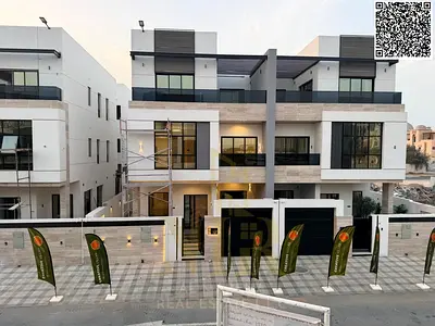 Luxury villa for sale in Al-Talla | Land area 2100 sq ft, built-up area 3750 sq ft | Two floors + roof | 5 master bedrooms | Majlis + 3 living rooms |