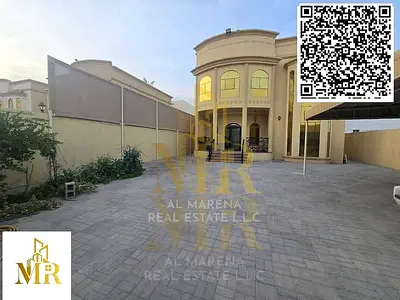 Luxury villa for sale in Al Muwaihat 1, Ajman. Fully renovated, 5 years old, like new. Property Details: Number of rooms: 5 very large master bedroo ف
