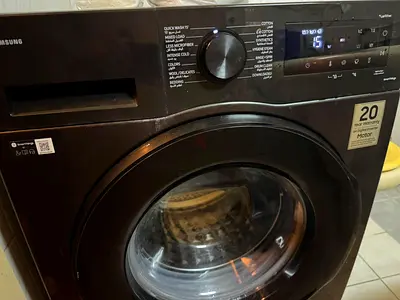 Samsung Front Load Washing Machine - 8kg, Black, Good Working Condition